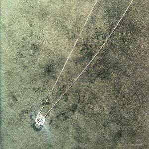 Swarovski Elegant Silver Necklace with Crystal Charm